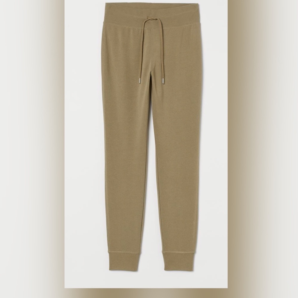H&M high waisted cotton joggers